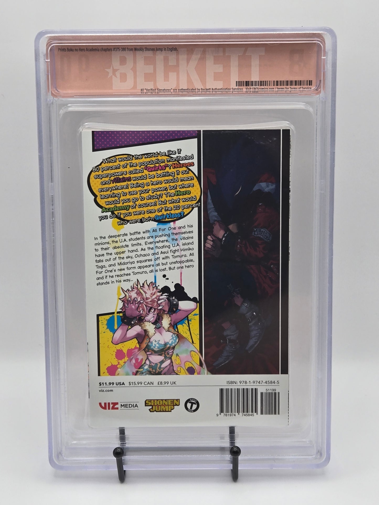 My Hero Academia Vol. 38 BGS 9 English Graded Manga