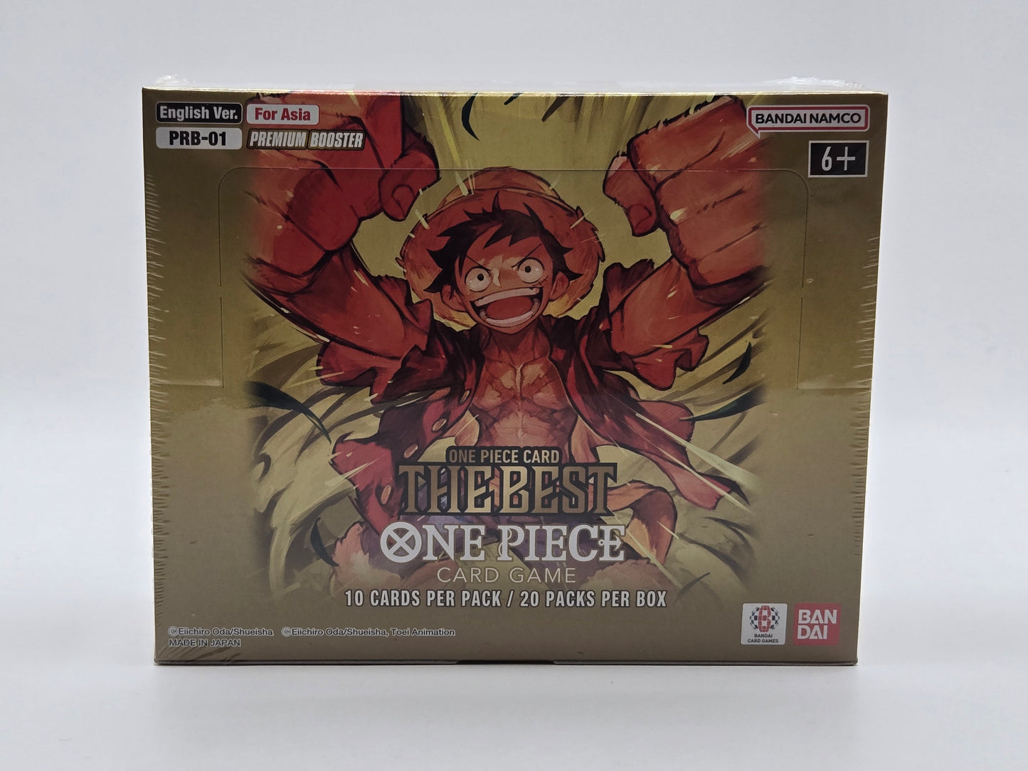 One Piece TCG The Best [PRB-01] Premium Booster Box English Factory Sealed! *For Asia*