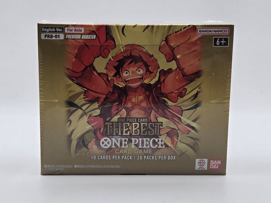 One Piece TCG The Best [PRB-01] Premium Booster Box English Factory Sealed! *For Asia*