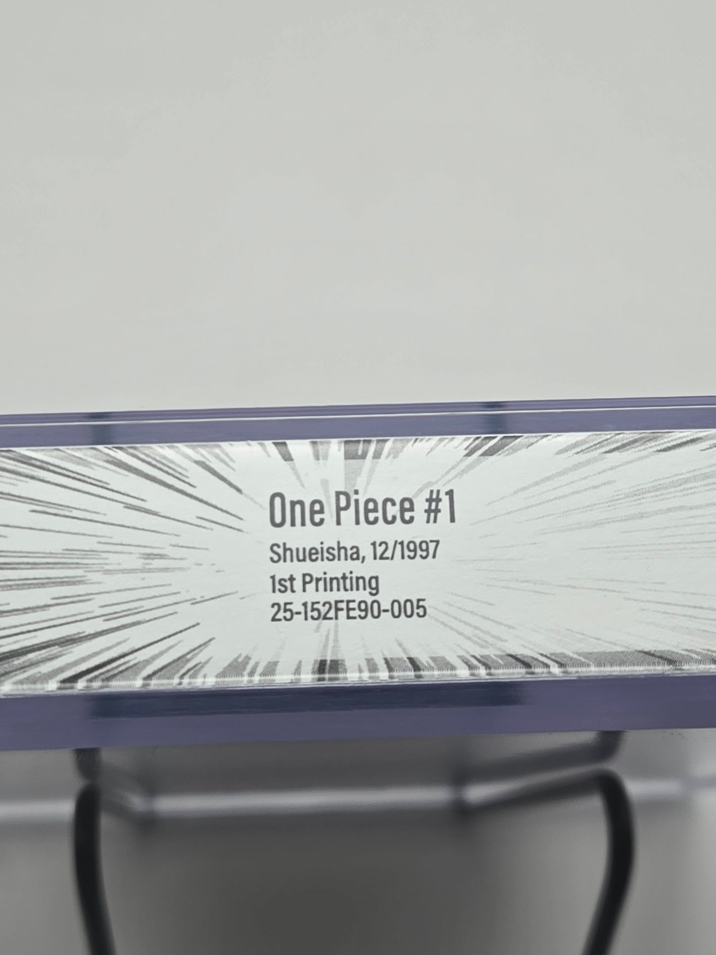 One PIece Vol. 1 BGS 7.5 Japanese Manga