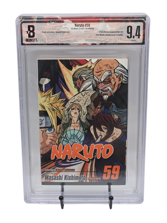 Naruto Vol. 59 BGS 9.4 English Graded Manga