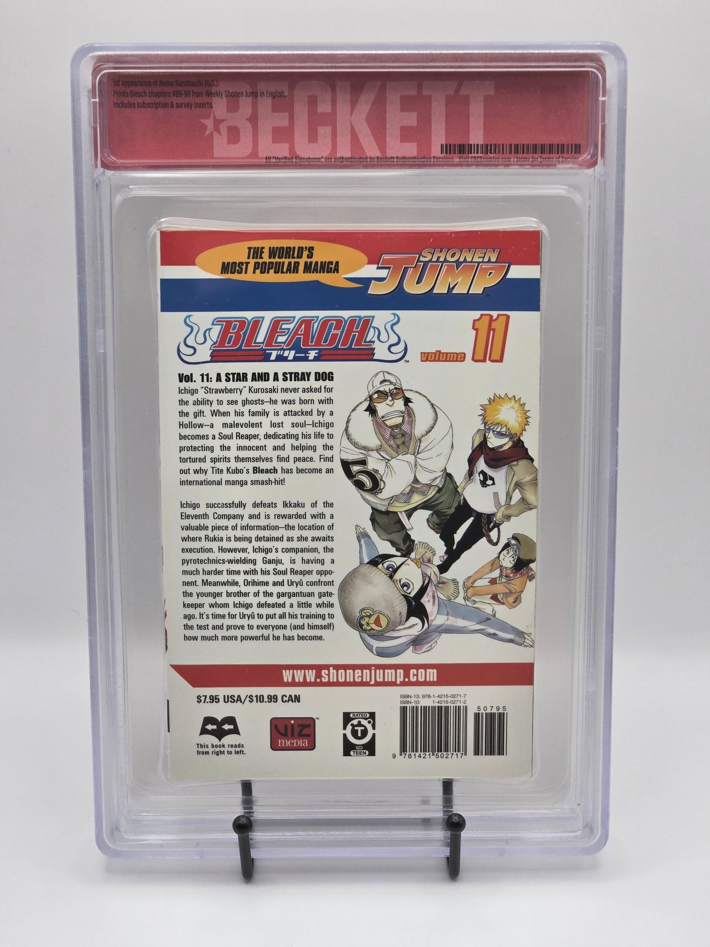 Bleach Vol. 11 BGS 9.2 English Graded Manga