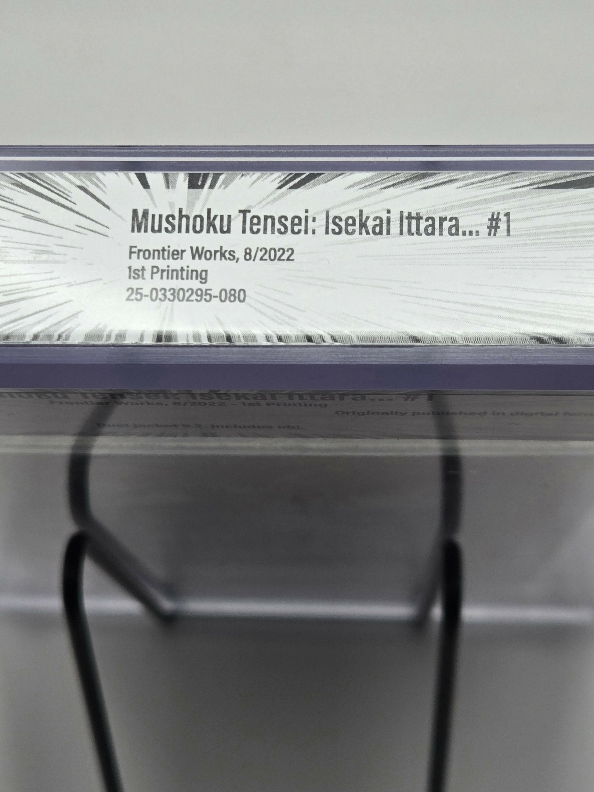 Mushoku Tensei: Isakai Ittara Vol. 1 BGS 9.6 Japanese Manga w/Obi 1st printing |  West Blue Collectibles.