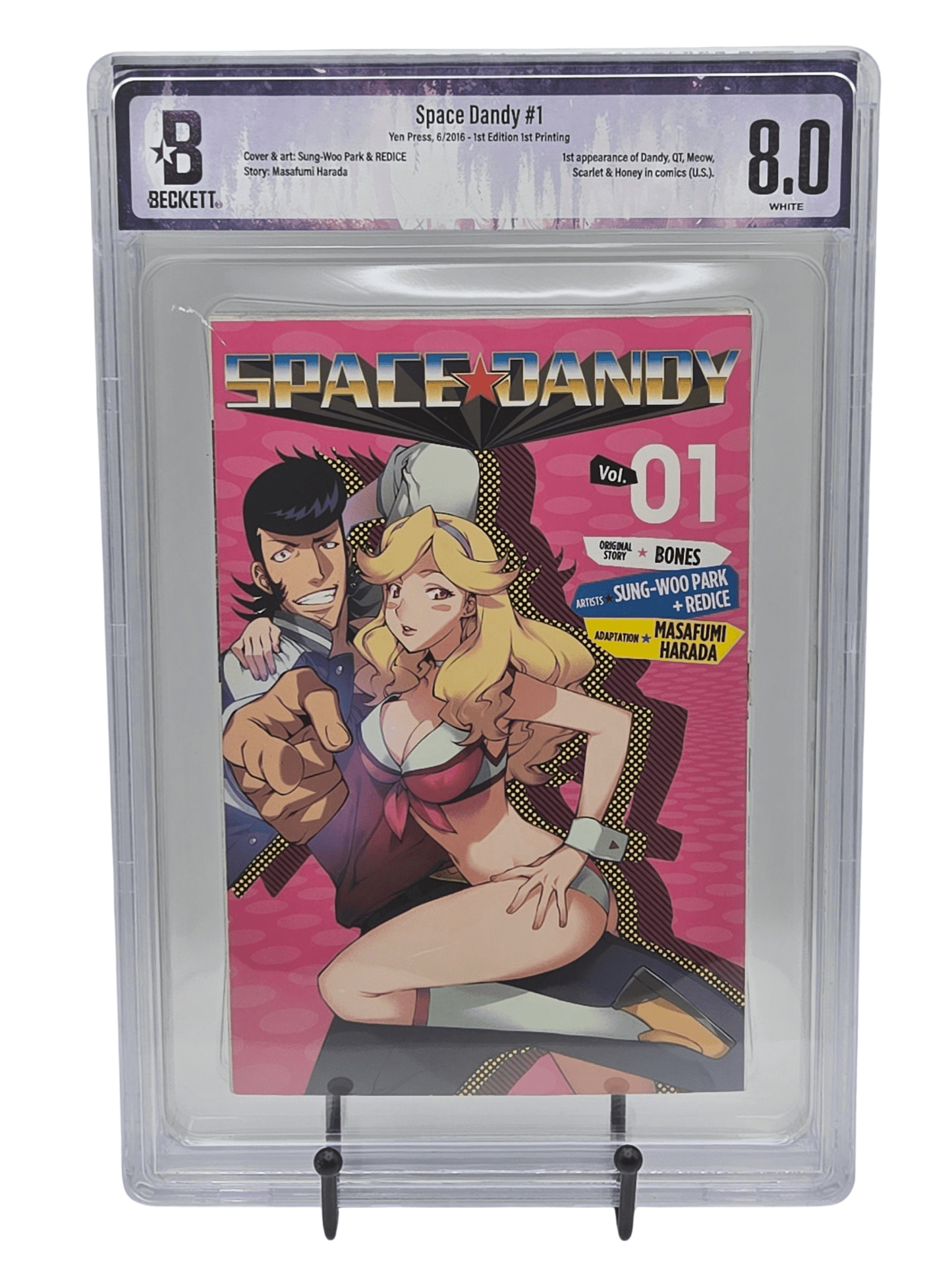 Space Dandy is Vol. 1 BGS 8 English Graded Manga