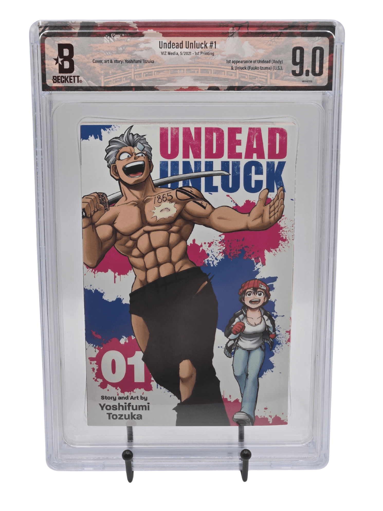 Undead Unluck Vol. 1 BGS 9 English Graded Manga